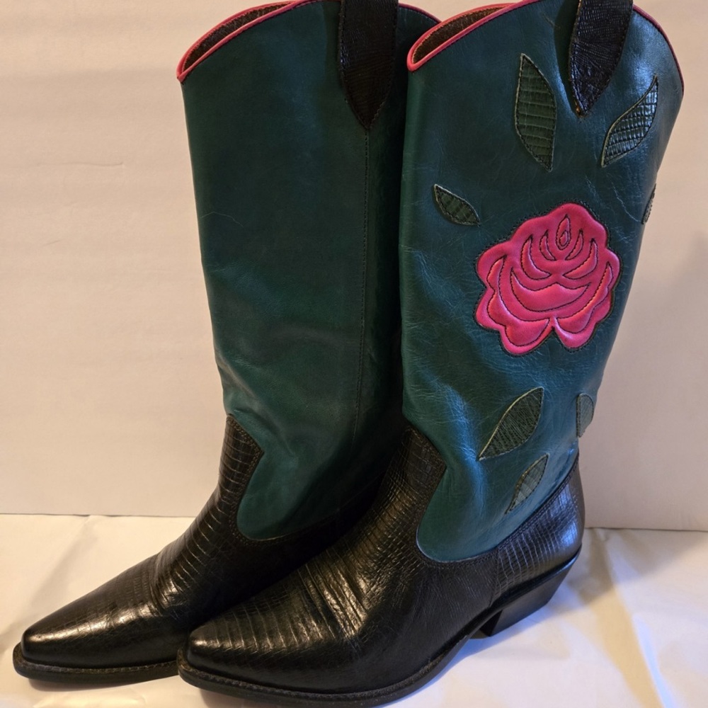 Vintage Nine West Cowboy Boots